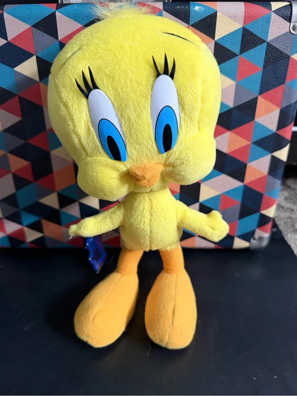 Tweety Bird Yellow Looney Tunes Bendable Posable Plush Applause 1994 Toys Toy